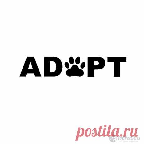 Adopt Paw Decal - Top Pet Gifts