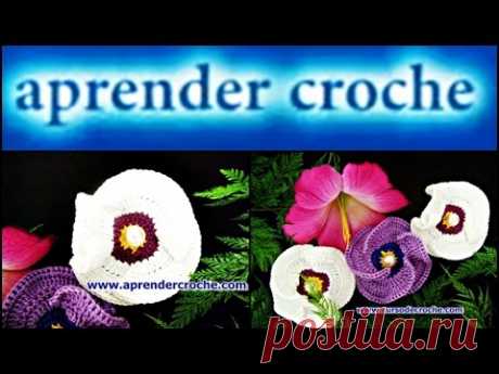 FLORES EM CROCHE PAPOULAS - 015
