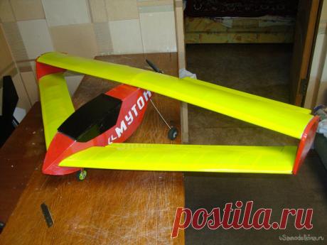 Создание экспериментальной авиамодели с замкнутым крылом «Мутон» СВ -193 Здравствуйте уважаемые авиамоделисты. Очень рад новой встрече с вами в гостях у Самоделкина. Сегодня я хочу рассказать и показать свою новую авиамодель с замкнутым крылом «Мутон» СВ -193. Замысел построить модель, сочетающую в себе элементы летающего крыла, тандема, утки и биплана, появился у меня