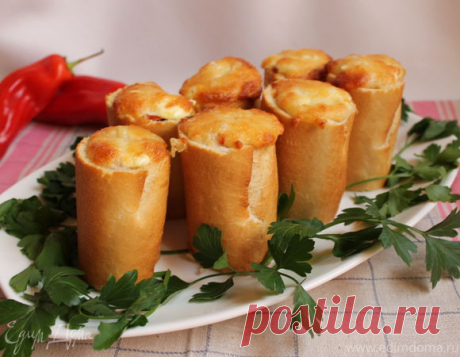 Хлебные бочонки с курицей | Официальный сайт кулинарных рецептов Юлии Высоцкой