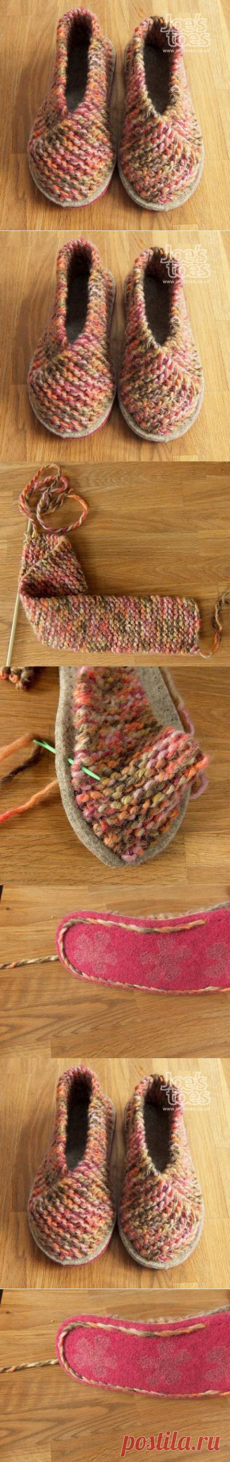 Однополосные тапки (Diy) / Обувь / ВТОРАЯ УЛИЦА