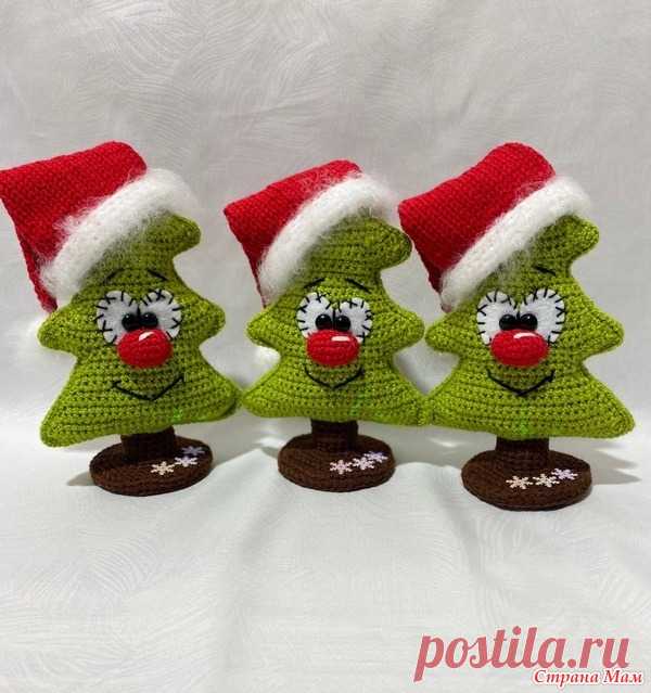 Озорные ёлочки Всем приветик!  Новый год не за горами... Пора подумать и о подарочках.. Ну вот и навязались у меня опять Ёлки зелёные.. озорные и замечательные.