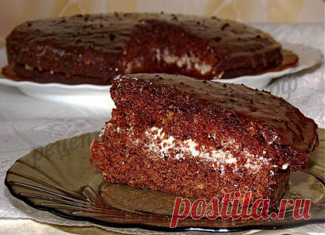 Домашний торт &quot;Шоколадный шик&quot; - на вкус неотличимый от заводского...даже вкуснее!.