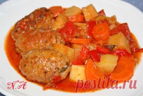 Кифта димлама в горшочках.(узбекская кухня) :