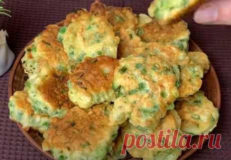Вкусный Завтрак или Ужин за 5 минут! Самый Простой рецепт! Просто вылейте Тесто