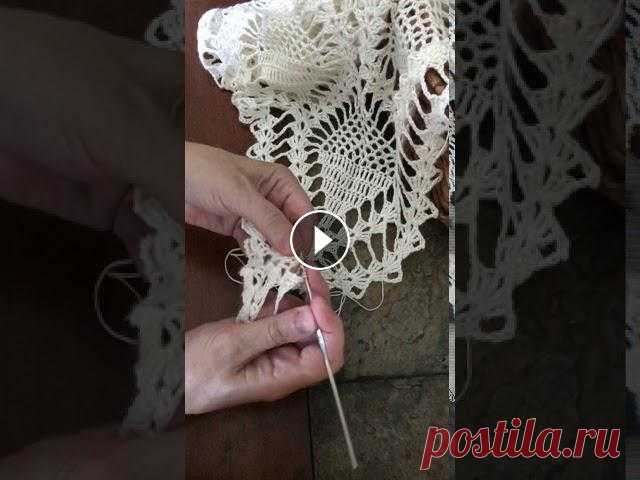 Вязание шали»Ананасами»крючком Подробный МК со схемой Несложно How to crochet a shawl  #8Аus25, 2020 Рукоделие Вязание крючком шали How to crochet a shawl...