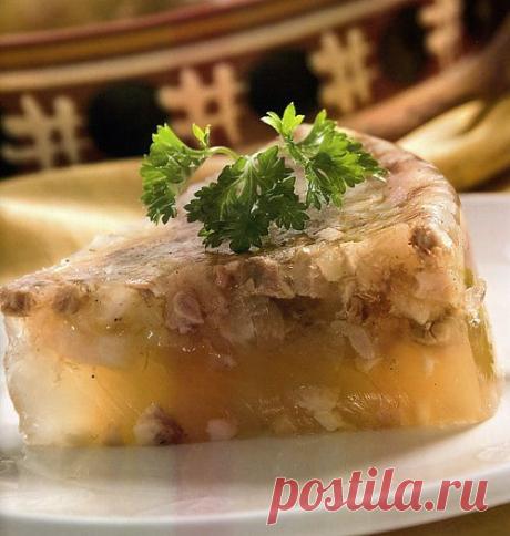 Холодец из свинины по-украински.