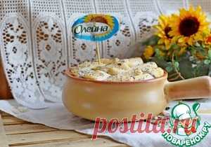 Мини блинчики с творогом в сметанной заливке - кулинарный рецепт