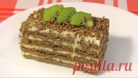 ТОРТ БЕЗ ВЫПЕЧКИ за 5 минут – Простой, но Очень Вкусный.