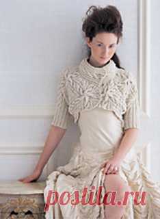 Ravelry: #02 Cabled Bolero pattern by Norah Gaughan