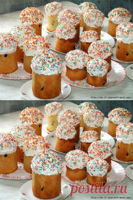 Кулич быстрого приготовления.