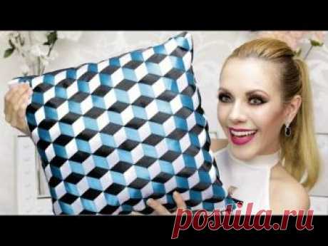 DIY COJIN DECORATIVO CON EFECTO 3D! / 3D EFFECT PILLOW DIY!