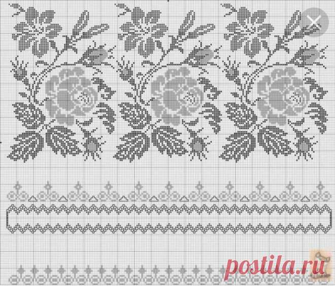 Вяжем красивые гжельские узоры спицами. Схемы. | Всё в жизни связано. | Яндекс Дзен