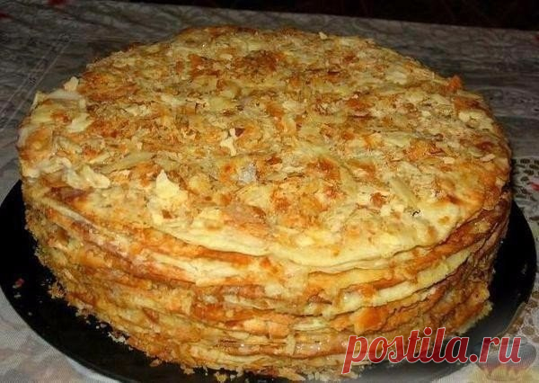 Торт "НАПОЛЕОН"- НАИВКУСНЕЙШИЙ СТАРИННЫЙ РЕЦЕПТ!
