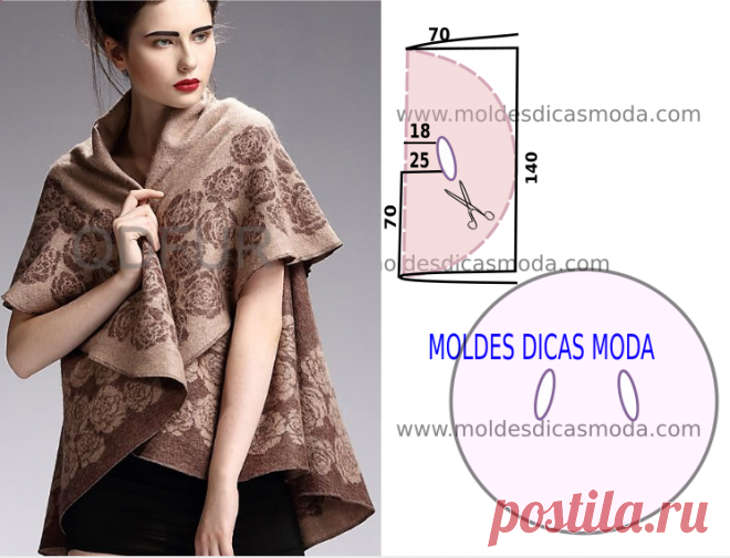 MOLDE PARA CAPA DE INVERNO