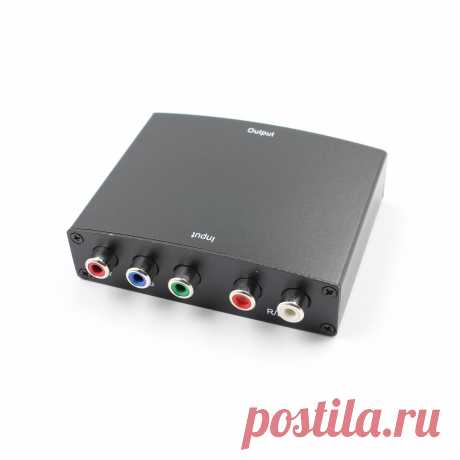 1080P YPBPR to HDMI Video Audio Converter Component to HDMI RGB to HDMI Converte - US$14.69
