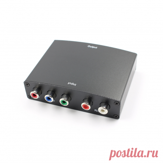 1080P YPBPR to HDMI Video Audio Converter Component to HDMI RGB to HDMI Converte - US$14.69