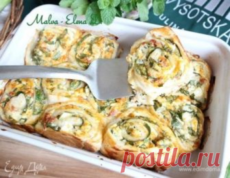 Булочки с брынзой и шпинатом рецепт 👌 с фото пошаговый | Едим Дома кулинарные рецепты от Юлии Высоцкой