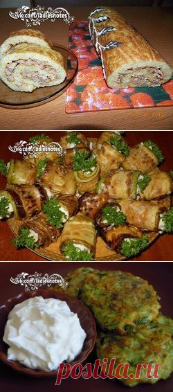 Вкуснятина из кабачков .
