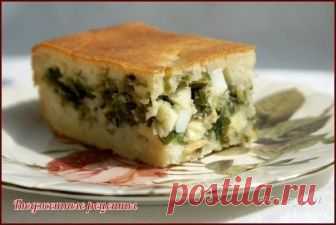 Быстрый (заливной) пирог с зелёным луком и яйцом

Продукты:
кефир (йогурт, сметана) 400 г
масло сливочное 160 г
сахар 2 ст. л.
соль 0,5 ч. л.
яйцо 2 шт.
мука 280 г
разрыхлитель 1,5 ч. л.
Быстрый (заливной) пирог с зелёным луком и яйцом

Продукты:
кефир (йогурт, сметана) 400 г
масло сливочное 160 г
сахар 2 ст. л.
соль 0,5 ч. л.
яйцо 2 шт.
мука 280 г
разрыхлитель 1,5 ч. л.

Начинка:
зелёный лук
яйцо 2 шт.
соль
перец

Приготовление:
Зелёный лук промыть и нарезать.
Лука должно...