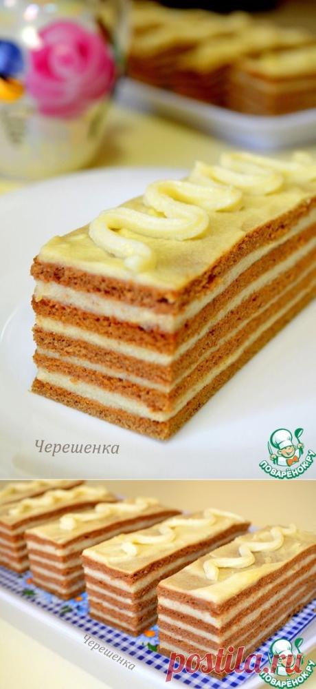 Шоколадные пирожные с ванильным заварным кремом - кулинарный рецепт