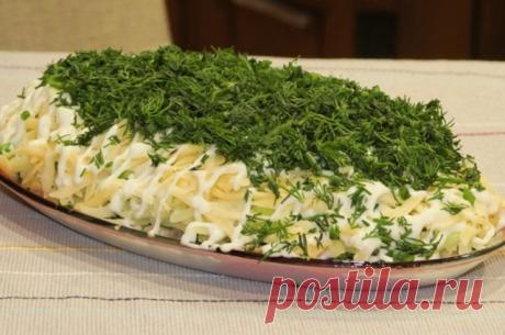 Селедка под зеленой шубой