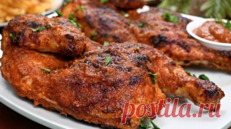 Курица в духовке с вкуснейшим маринадом
Ингредиенты:
Лук 1 шт крупный
Красный болгарский перец 1 шт
Острый перец по желанию
Чеснок 5 зубчиков
Копченая паприка 1 ст.л
Орегано
Соль
Черный молотый перец
Цедра половины лимона
Сок половины лимона
Уксус четверть стакана
Раст.масло четверть стакана
Лавровый лист 2 шт.
Способ приготовления:

Лук и красный болгарский перец нарезать. В блендер положить лук, болгарский перец, чеснок, специи, цедру половина лимона, сок половины лимона...