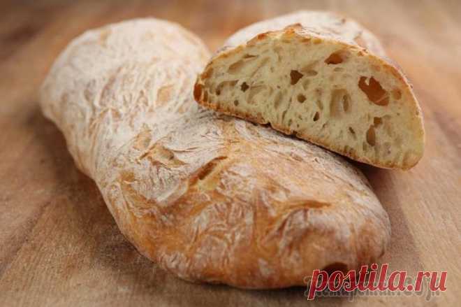 Рецепт ароматной чибатты