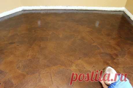 Ваш пол будет выглядеть роскошно! Нужны лишь простые бумажные пакеты