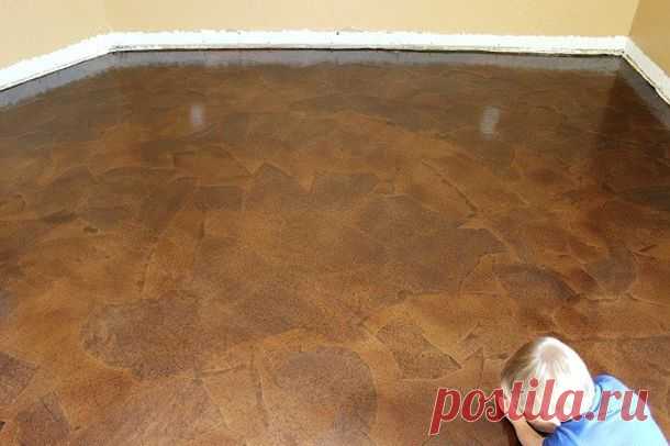 Ваш пол будет выглядеть роскошно! Нужны лишь простые бумажные пакеты