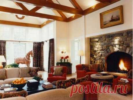 Теплая и уютная атмосфера каминов — Роскошь и уют