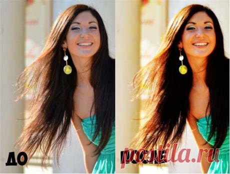 Создание золотого свечения на изображении