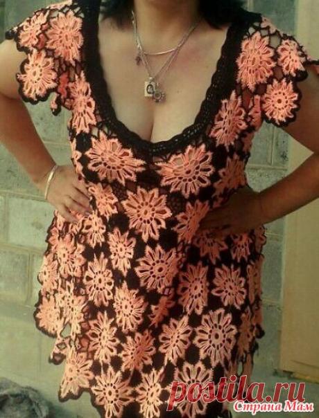 . Очень красивая туника онлайн - Все в ажуре... (вязание крючком) - Страна Мам
