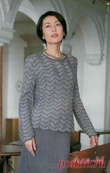 Вязание. Джемпер, спицами.