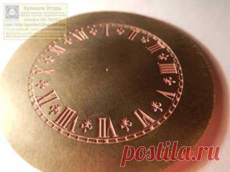 Куликов Игорь. Живопись графика офорт. Kulikov Igor painting drawing etching : Травление латунных циферблатов