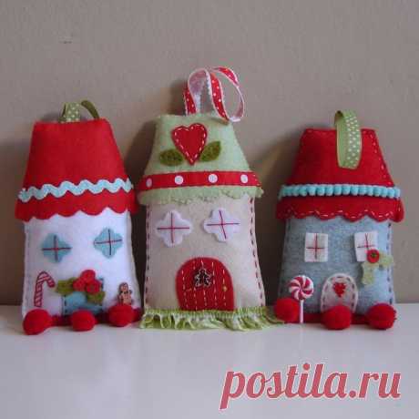 Домики из фетра своими руками (выкройки) — Делаем руками