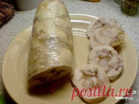 Куриный рулет с желатином - пошаговый рецепт с фото на Повар.ру
