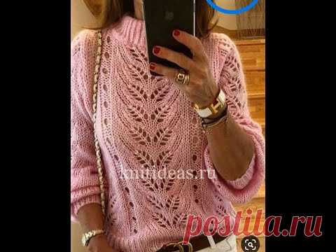 КРАСИВЫЙ ДЖЕМПЕР ПОДРОБНЫЙ МК ЧАСТЬ 1