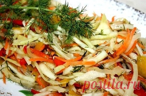 Салат с капустой 