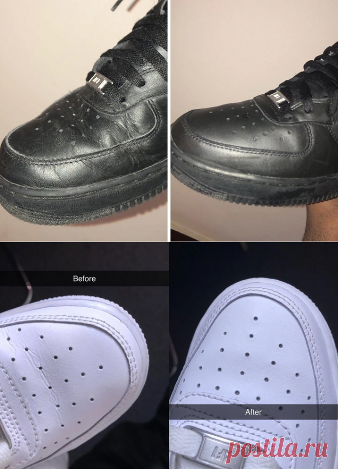 Как разгладить складки на обуви