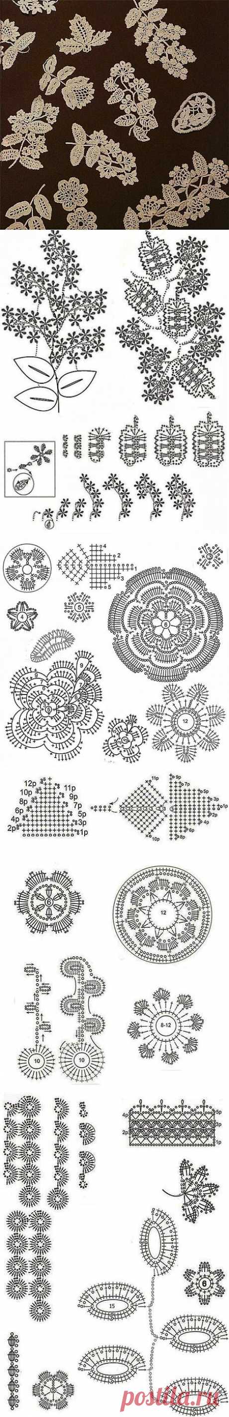 В стиле ирландских мотивов » Клубка.Нет - Все о вязании крючком