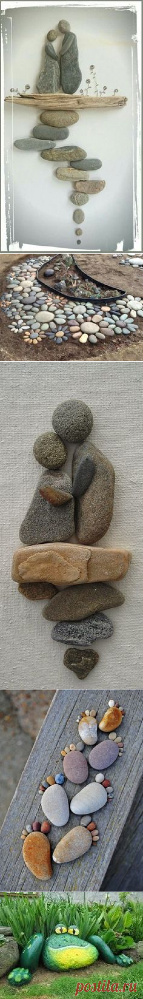 (1065) 10 Garden Decorating Ideas with Rocks and Stones - Ideas for garden decorations | Muebles
