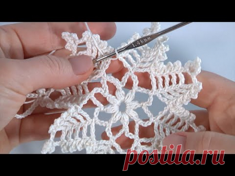 С ними ваша ЕЛКА будет самой КРАСИВОЙ/ДВА ряда и ВОЛШЕБСТВО ГОТОВО/Сложные столбики крючком