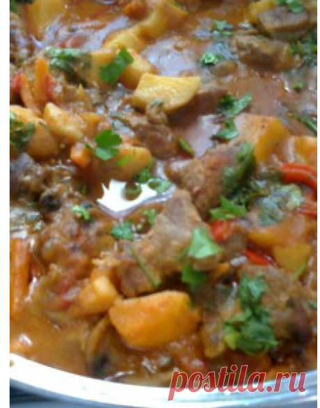 Праздничное жаркое рецепт с фото