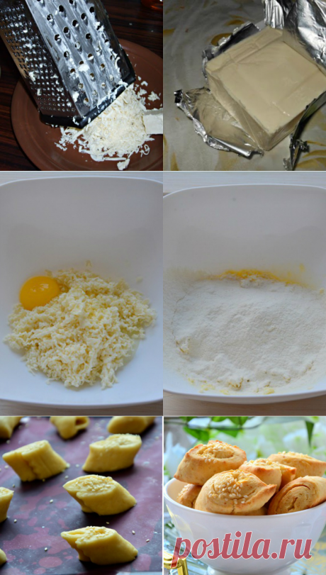 2 плавленых сырка — вот что я никогда не забываю купить при случае. Сырное печенье.