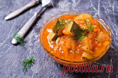 Салат тещин язык из кабачков на зиму — Домашняя кулинария