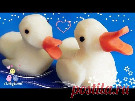 Art In Potato Duck | Vegetable Carving Garnish (Italypaul)
