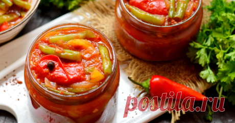 Лечо с фасолью - вкусная, очень питательная закуска на зиму - БУДЕТ ВКУСНО! - медиаплатформа МирТесен