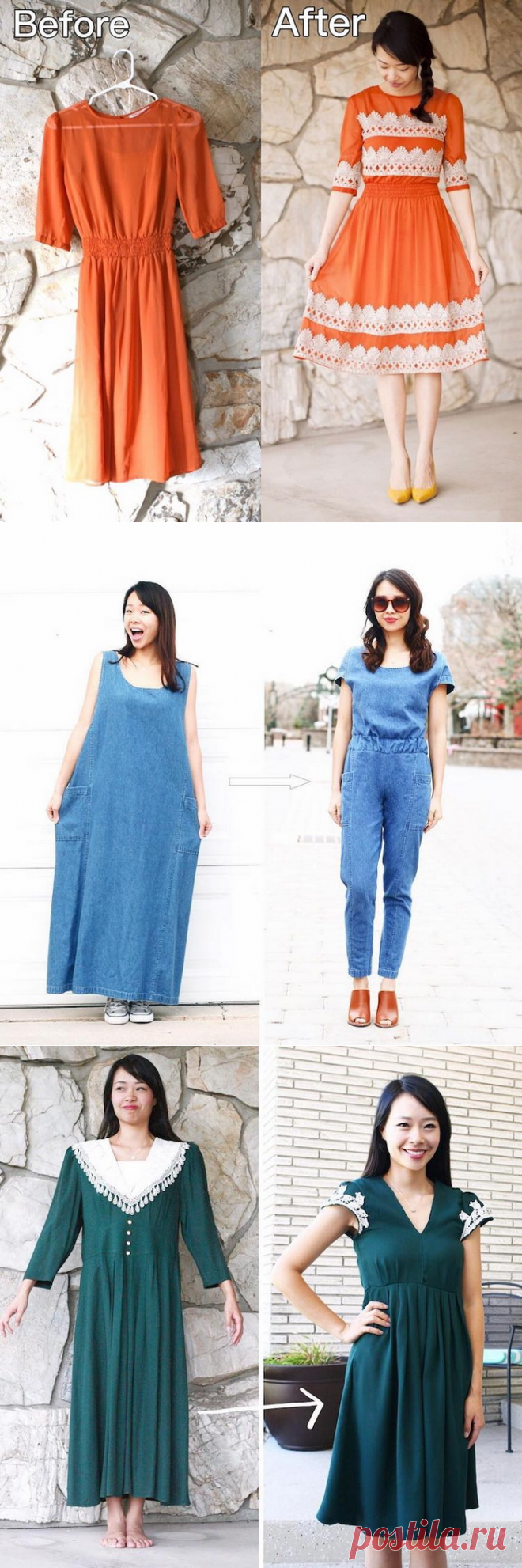 Мама-дизайнер превращает старые вещи в стильные наряды для себя и дочерей