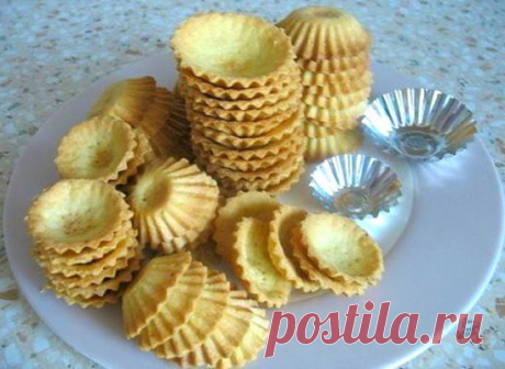 Идеальное Тесто для Тарталеток. 
Невероятно вкусное, ароматное, хрустящее. Подходит, как для сладкой, так и для не сладкой начинки!